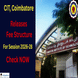 Coimbatore Institute of Technology Releases Fee Structure for Admissions 2026-28; Check Details Here